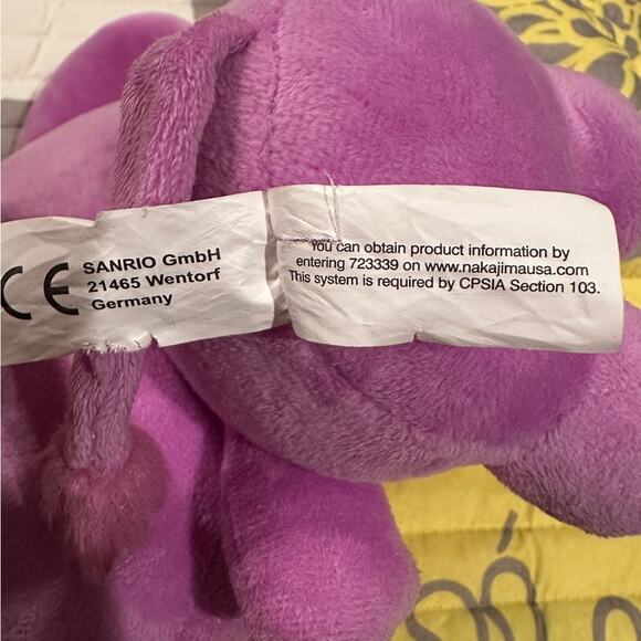 Rare 2015 Sanrio Purple Hello Kitty elephant zoo animals series Sm sz 6 inches - Picture 5 of 5